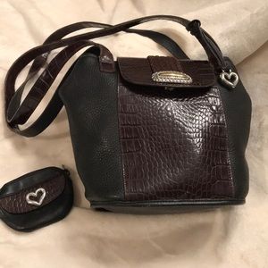 Brighton Brown and Black Handbag.